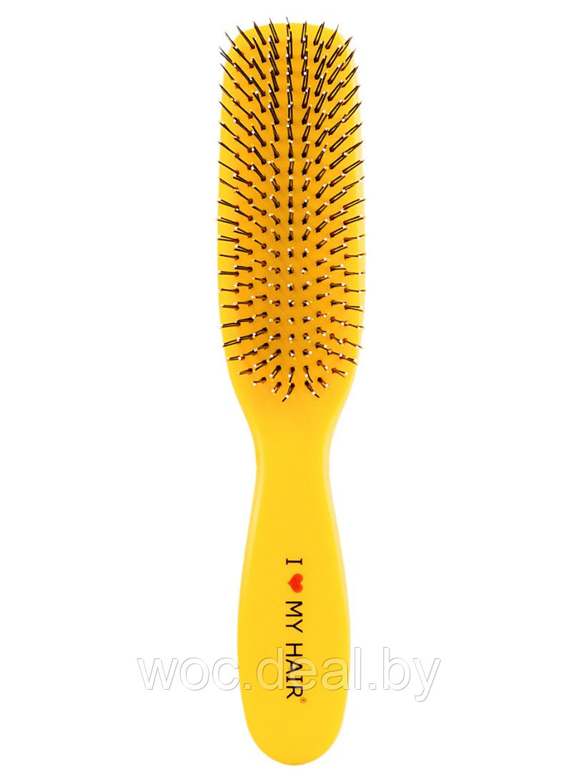 I Love My Hair Щетка для волос матовая Spider Soft Eco M 1501, желтый - фото 1 - id-p167854222