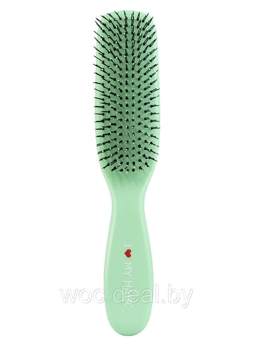 I Love My Hair Щетка для волос матовая Spider Soft Eco M 1501, зеленый - фото 1 - id-p167854226