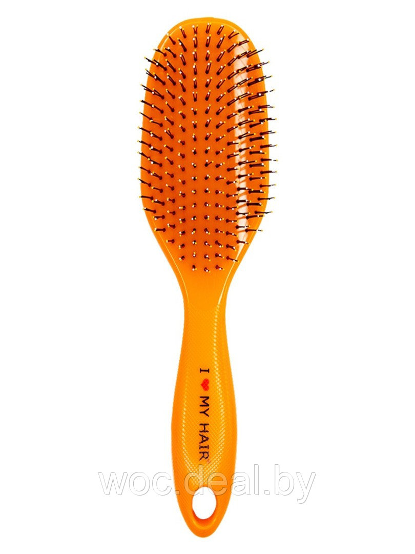 I Love My Hair Щетка для волос глянцевая Spider Classic L 1502, оранжевый - фото 1 - id-p167854231