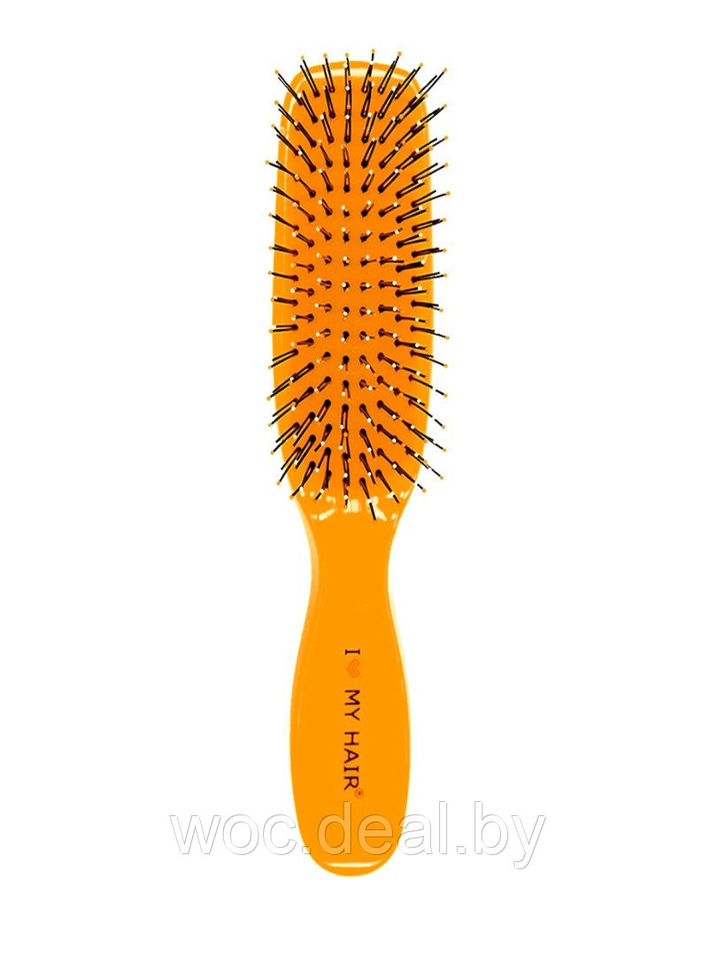I Love My Hair Щетка для волос глянцевая Spider Classic S 1503, оранжевый - фото 1 - id-p167854235
