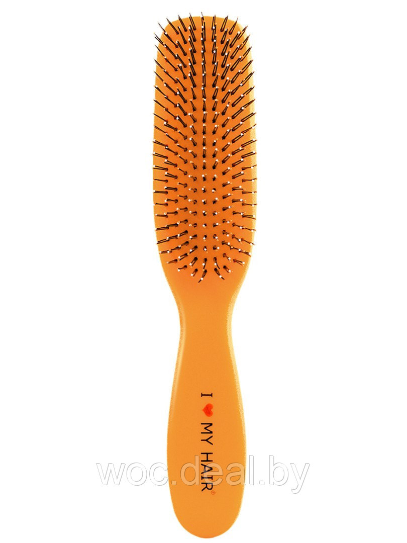 I Love My Hair Щетка для волос глянцевая Spider Classic M 1501, оранжевый - фото 1 - id-p167854241