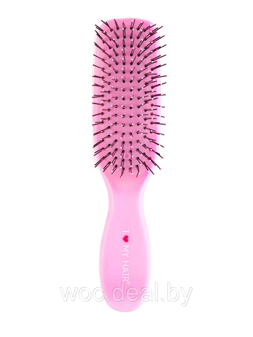 I Love My Hair Щетка для волос матовая Spider Soft Eco S 1503, розовый - фото 1 - id-p167854256