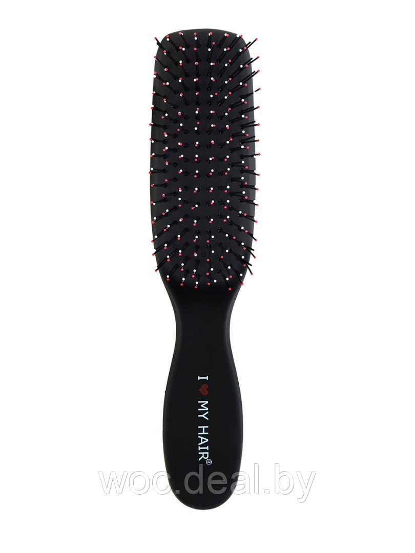 I Love My Hair Щетка для волос матовая Spider Soft Eco S 1503, черный - фото 1 - id-p167854258