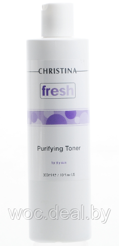 Christina Освежающий тоник для сухой кожи лица Fresh Purifying Toner For Dry Skin 300 мл - фото 1 - id-p167851401