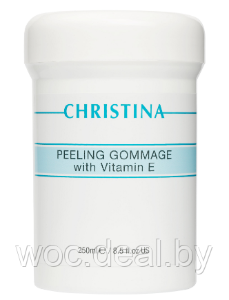 Christina Очищающий пилинг-крем с витамином Е для всех типов кожи лица Peeling Gommage 250 мл - фото 1 - id-p167851402