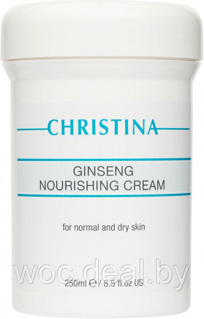 Christina Питательный крем с экстрактом женьшеня для нормальной и сухой кожи лица Ginseng 250 мл - фото 1 - id-p167851416