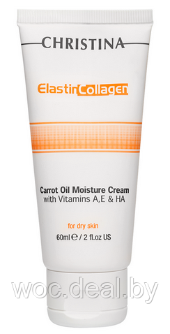 Christina Увлажняющий крем Elastin Collagen Carrot Oil Moisture Cream, 60 мл - фото 1 - id-p167851422
