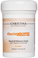 Christina Увлажняющий крем Elastin Collagen Carrot Oil Moisture Cream, 250 мл