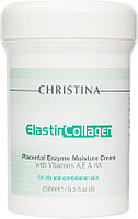 Christina Увлажняющий крем Elastin Collagen Placental Enzyme Moisture Cream, 250 мл