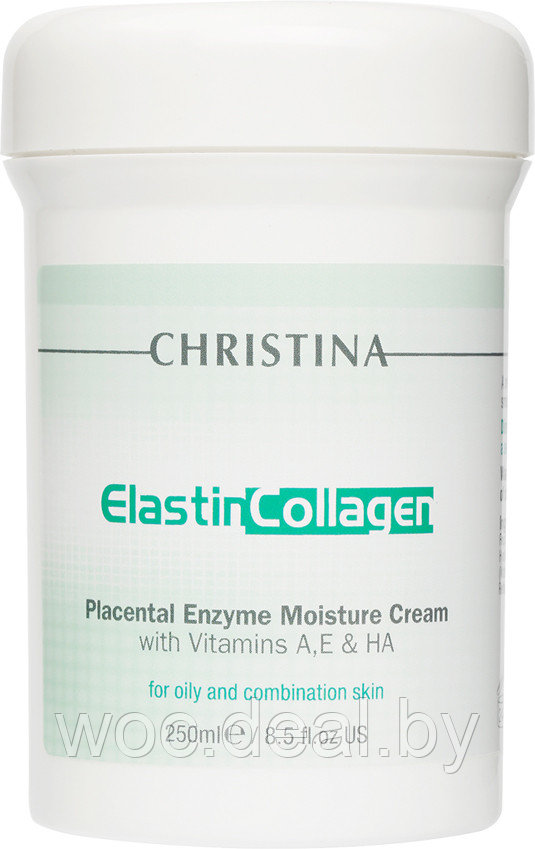 Christina Увлажняющий крем Elastin Collagen Placental Enzyme Moisture Cream, 250 мл - фото 1 - id-p167851425