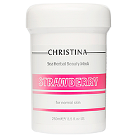Christina Маска красоты с морскими травами для нормальной кожи лица Strawberry, 250 мл