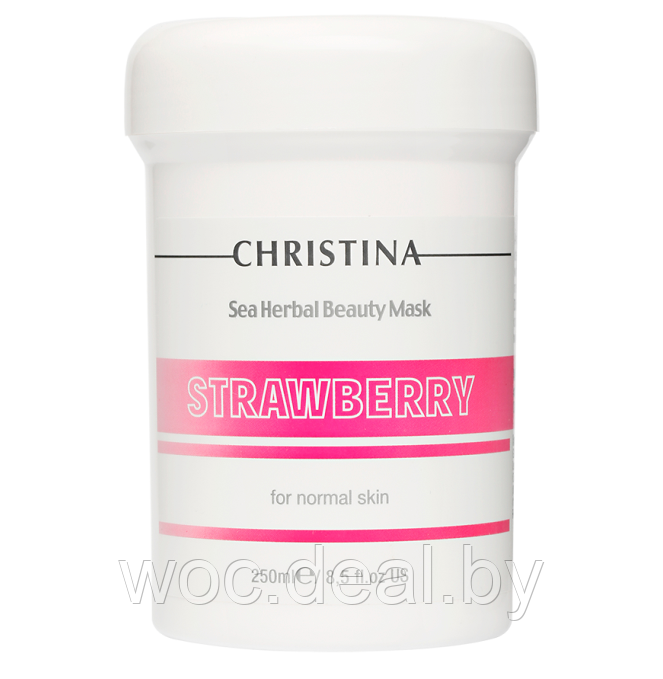 Christina Маска красоты с морскими травами для нормальной кожи лица Strawberry, 250 мл - фото 1 - id-p167851439