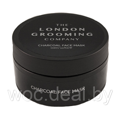 The London Grooming Company Маска для лица с древесным углем Charcoal Face Mask, 100 мл