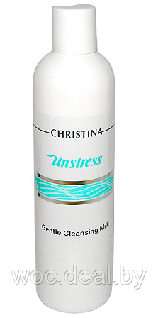 Christina Нежное очищающее молочко для кожи лица и шеи Unstress 300 мл - фото 1 - id-p167851447