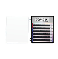 Bombini Цветные ресницы для наращивания Holi Mini Mix, Черно-синие D0.10 Mix 8-13