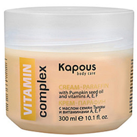 Kapous Крем-парафин с маслом семян Тыквы и витаминами A, E, F Vitamin Complex 300 гр