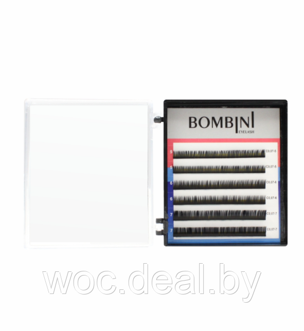 Bombini Ресницы для наращивания изгиб C Mini Mix, 0.07 Mix 5-7 - фото 1 - id-p167858247