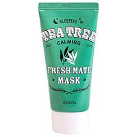 A'PIEU Успокаивающая ночная маска для лица Fresh Mate Tea Tree Mask Soothing 50 мл