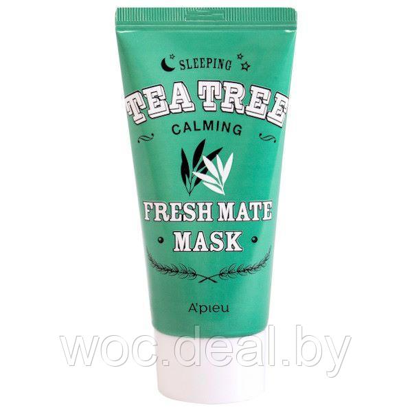 A'PIEU Успокаивающая ночная маска для лица Fresh Mate Tea Tree Mask Soothing 50 мл - фото 1 - id-p167858399