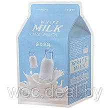 A'PIEU Тканевая маска для лица Milk One-Pack, 21 г, white milk