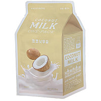 A'PIEU Тканевая маска для лица Milk One-Pack, 21 г, coconut