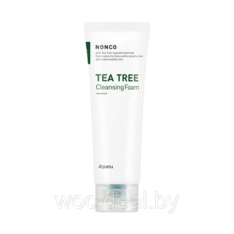 A'PIEU Пенка для умывания с маслом чайного дерева Nonco Tea Tree Cleansing Foam, 130 мл - фото 1 - id-p167858443