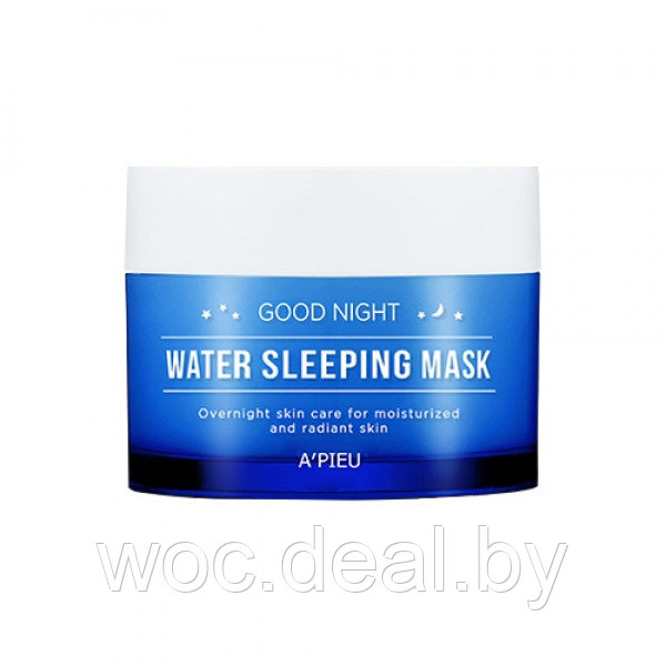 A'PIEU Ночная увлажняющая маска для лиц Good Night Water Sleeping Mask, 105 мл - фото 1 - id-p167858451