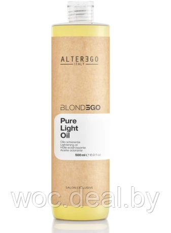 Alter Ego Осветляющее масло для волос Pure Light Oil Blond Ego 500 мл - фото 1 - id-p167857520