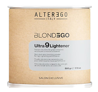 Alter Ego Осветляющий порошок беспылевой серый Ultra 9 Lightener Blond Ego 500 гр