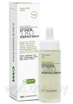 Innoaesthetics Эпигенетическая очищающая сыворотка для жирной кожи Purifying Serum Epigen 30 мл - фото 1 - id-p167851758