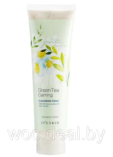 It's Skin Успокаивающая пенка для умывания Green Tea Calming Cleansing Foam 150 мл - фото 1 - id-p167858573