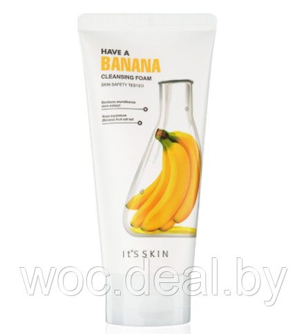 It's Skin Активно-увлажняющая пенка для умывания Have a Banana Cleansing Foam 150 мл - фото 1 - id-p167858582