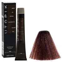 Hipertin Стойкая краска для волос Utopik Altamente 60 мл, 5.72 Светло-коричневый интенсивный