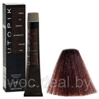 Hipertin Стойкая краска для волос Utopik Altamente 60 мл, 5.72 Светло-коричневый интенсивный - фото 1 - id-p167857670