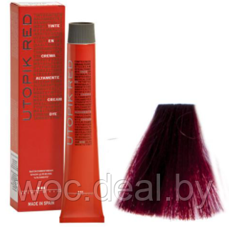 Hipertin Стойкая краска для волос интенсивные тона Red Utopik Altamente 60 мл, 5.66 Бордо - фото 1 - id-p167857723