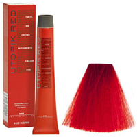 Hipertin Стойкая краска для волос интенсивные тона Red Utopik Altamente 60 мл, 7.46 Красная медь огненный
