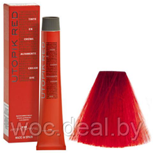 Hipertin Стойкая краска для волос интенсивные тона Red Utopik Altamente 60 мл, 7.46 Красная медь огненный