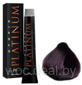 Hipertin Стойкая краска для волос Utopik Platinum 60 мл, 4.25 Каштан перламутрово-красный - фото 1 - id-p167857733