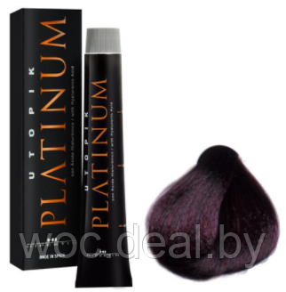 Hipertin Стойкая краска для волос Utopik Platinum 60 мл, 5.25 Светлый каштан перламутрово-красный - фото 1 - id-p167857738