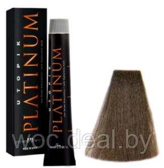 Hipertin Стойкая краска для волос Utopik Platinum 60 мл, 5.71 Светлый шатен песочный пепельный - фото 1 - id-p167857741