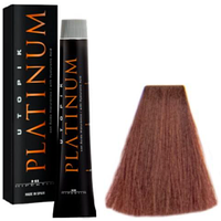 Hipertin Стойкая краска для волос Utopik Platinum 60 мл, 5.54 Светлый шатен песочно-медный