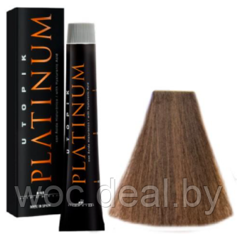 Hipertin Стойкая краска для волос Utopik Platinum 60 мл, 5.74 Светлый шатен песочно-медный - фото 1 - id-p167857744