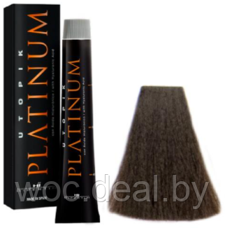 Hipertin Стойкая краска для волос Utopik Platinum 60 мл, 5.77 Светлый шатен песочный - фото 1 - id-p167857746