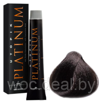Hipertin Стойкая краска для волос Utopik Platinum 60 мл, 5.97 Светлый каштан табачно-коричневый - фото 1 - id-p167857747