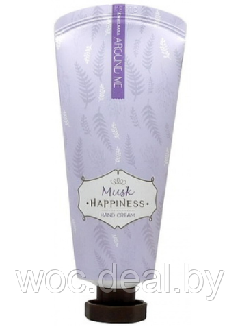 Welcos Крем для рук Around Me Happiness Hand Cream Musk 60 мл - фото 1 - id-p167858751