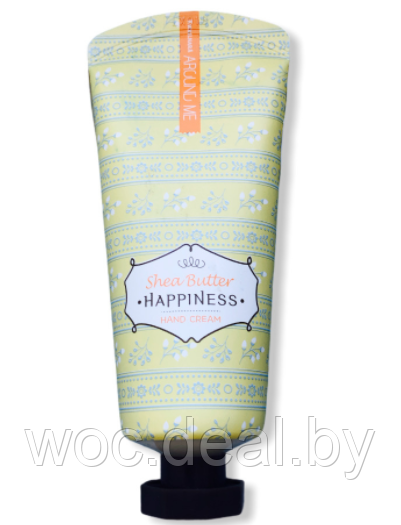 Welcos Крем для рук Around Me Happiness Hand Cream Shea Butter 60 мл - фото 1 - id-p167858752