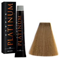 Hipertin Стойкая краска для волос Utopik Platinum 60 мл, 6.72 Тёмный блондин песочно-золотистый