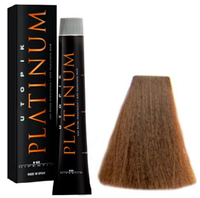 Hipertin Стойкая краска для волос Utopik Platinum 60 мл, 6.74 Тёмный блондин песочно-медный