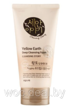 Welcos Пенка для умывания увлажняющая Cleansing Story Foam Cleansing Yellow Earth 150 мл - фото 1 - id-p167858757