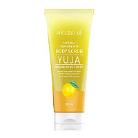 Welcos Скраб для тела с экстрактом юдзу Around Me Natural Perfume Vita Body Scrub Yuja, 200 мл